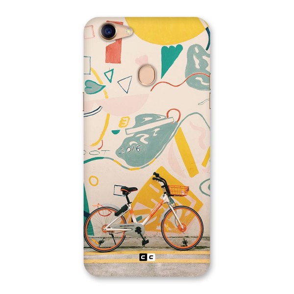 Street Art Bicycle Back Case for Oppo F5