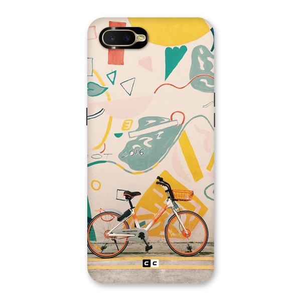 Street Art Bicycle Back Case for Oppo K1