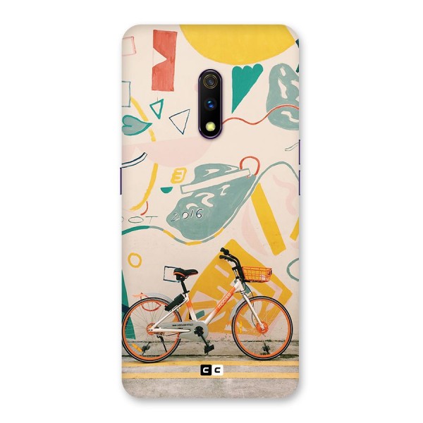 Street Art Bicycle Back Case for Realme X