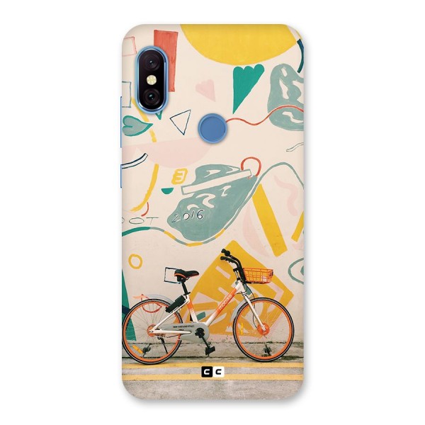 Street Art Bicycle Back Case for Redmi Note 6 Pro