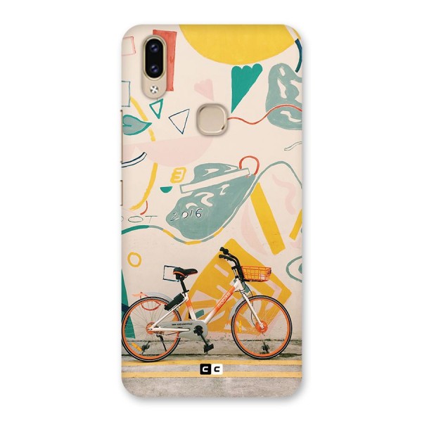 Street Art Bicycle Back Case for Vivo V9