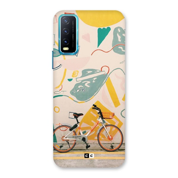 Street Art Bicycle Back Case for Vivo Y12s