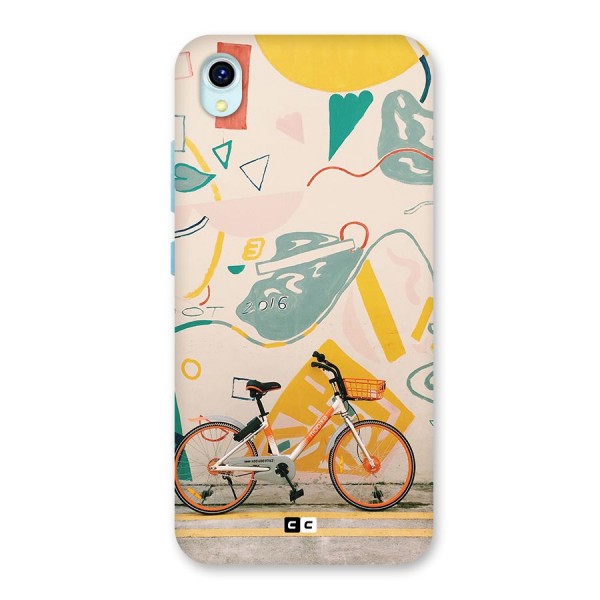 Street Art Bicycle Back Case for Vivo Y1s