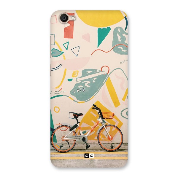 Street Art Bicycle Back Case for Vivo Y55