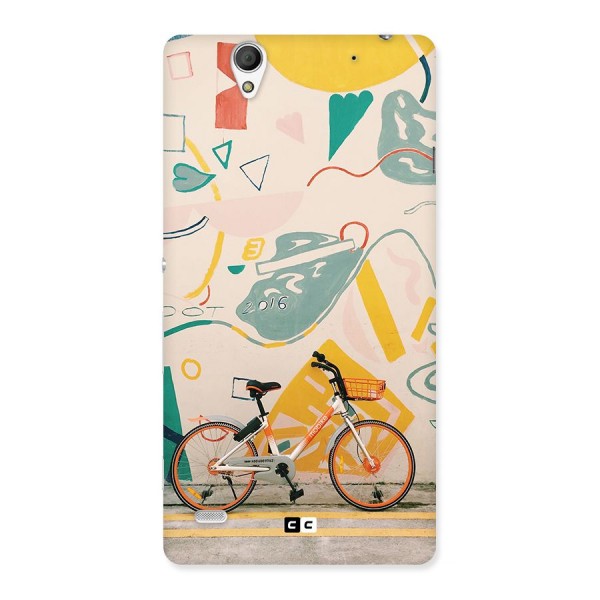 Street Art Bicycle Back Case for Xperia C4