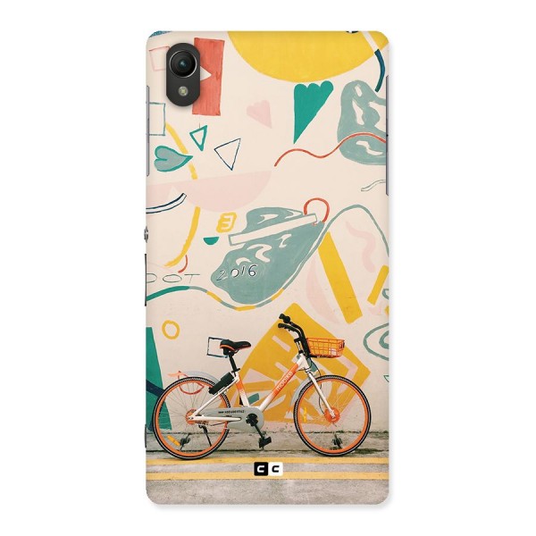 Street Art Bicycle Back Case for Xperia Z2
