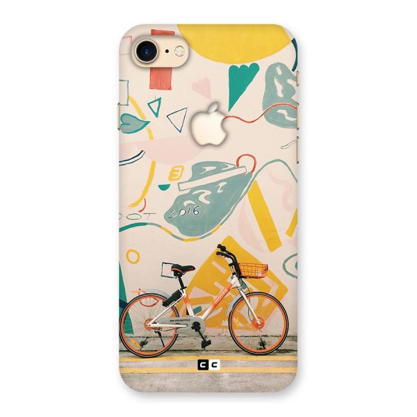 Street Art Bicycle Back Case for iPhone 7 Apple Cut