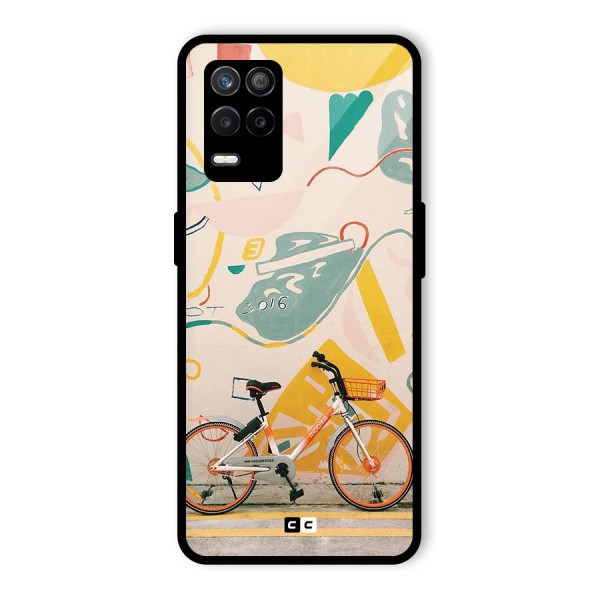 Street Art Bicycle Glass Back Case for Realme 9 5G