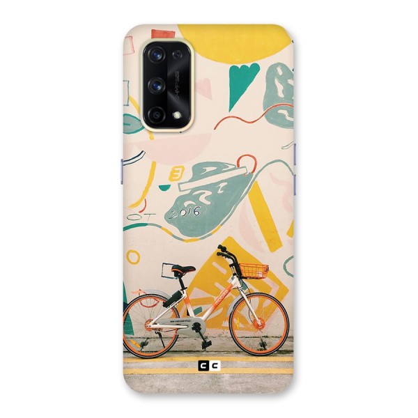 Street Art Bicycle Glass Back Case for Realme X7 Pro