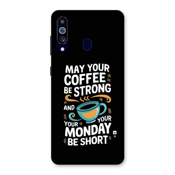 Strong Coffee Back Case for Galaxy A60