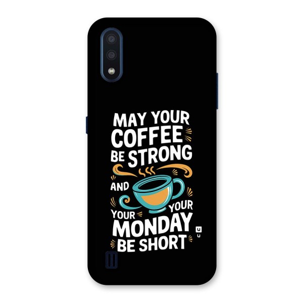 Strong Coffee Back Case for Galaxy M01