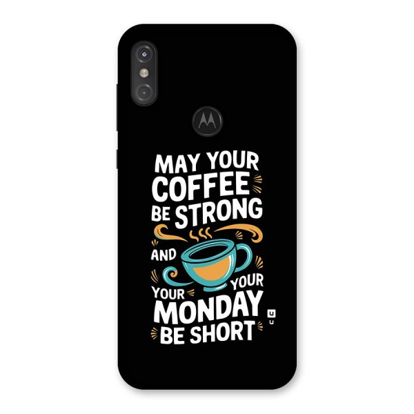 Strong Coffee Back Case for Motorola One Power