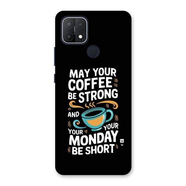 Strong Coffee Back Case for Oppo A15