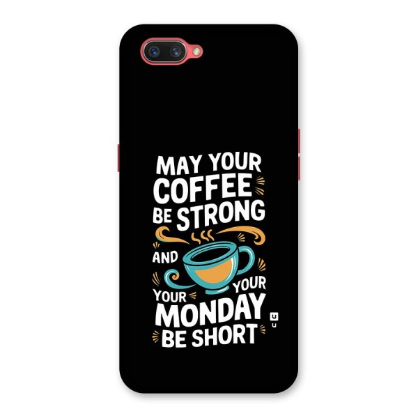 Strong Coffee Back Case for Oppo A3s