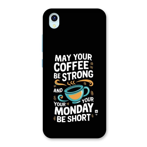 Strong Coffee Back Case for Vivo Y1s