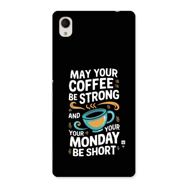 Strong Coffee Back Case for Xperia M4 Aqua