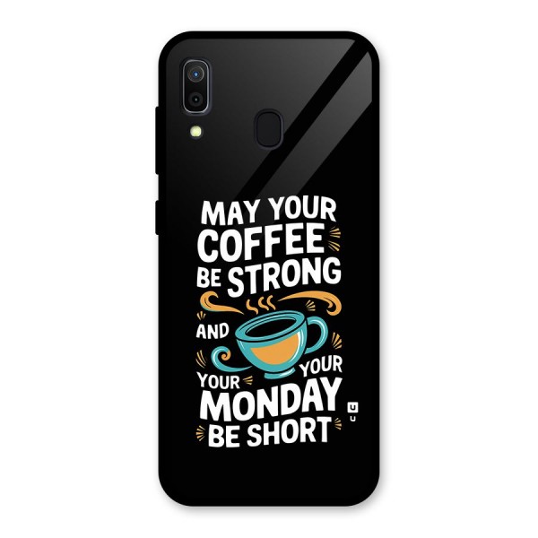 Strong Coffee Glass Back Case for Galaxy A30