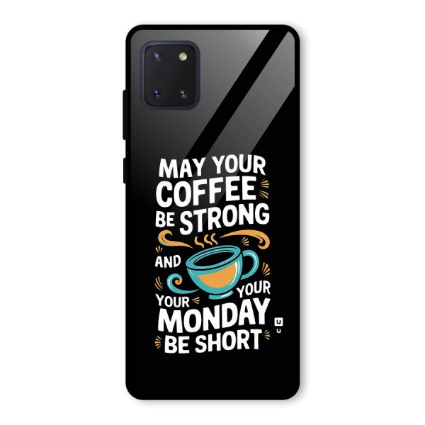 Strong Coffee Glass Back Case for Galaxy Note 10 Lite