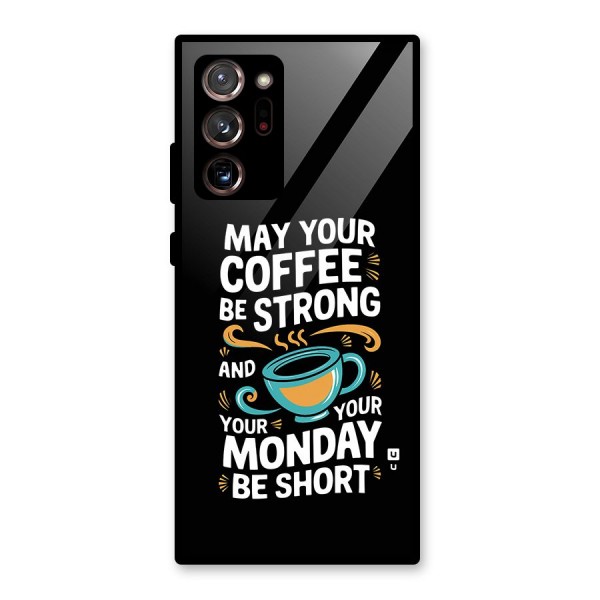 Strong Coffee Glass Back Case for Galaxy Note 20 Ultra