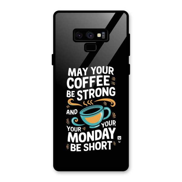 Strong Coffee Glass Back Case for Galaxy Note 9