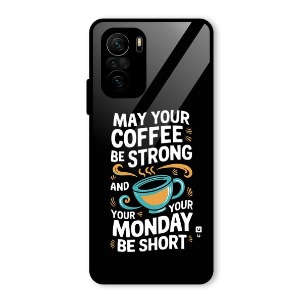 Strong Coffee Glass Back Case for Mi 11x