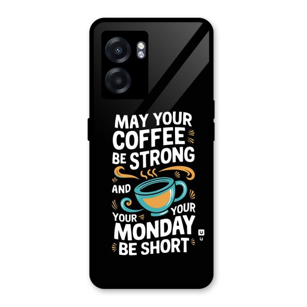 Strong Coffee Glass Back Case for Oppo K10 (5G)