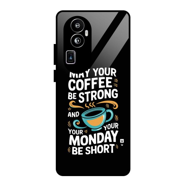 Strong Coffee Glass Back Case for Oppo Reno10 Pro Plus