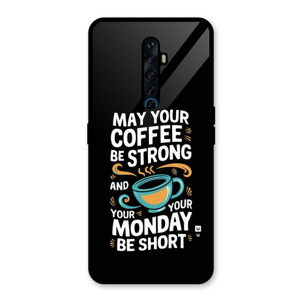 Strong Coffee Glass Back Case for Oppo Reno2 F