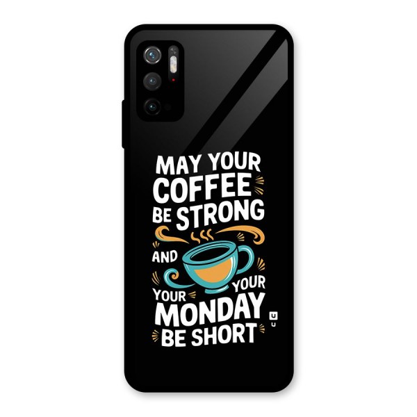 Strong Coffee Glass Back Case for Poco M3 Pro 5G