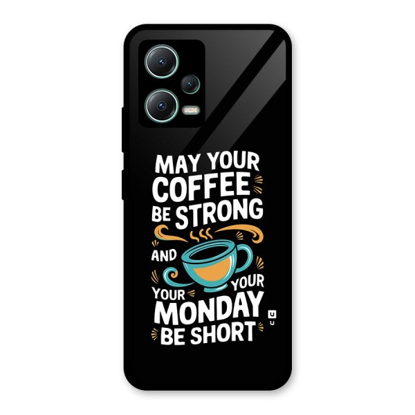 Strong Coffee Glass Back Case for Poco X5