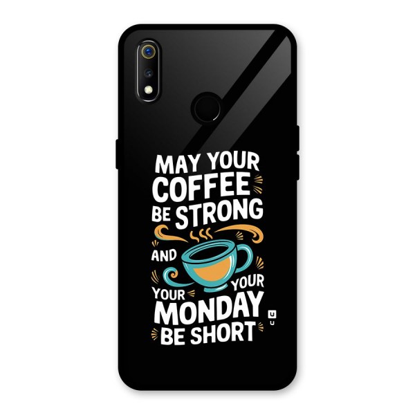 Strong Coffee Glass Back Case for Realme 3