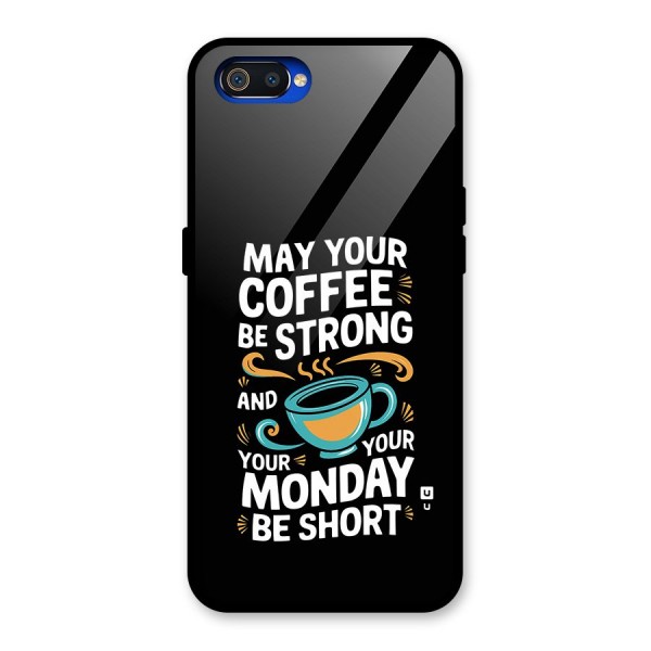 Strong Coffee Glass Back Case for Realme C2