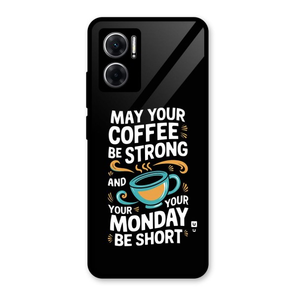 Strong Coffee Glass Back Case for Redmi 11 Prime 5G