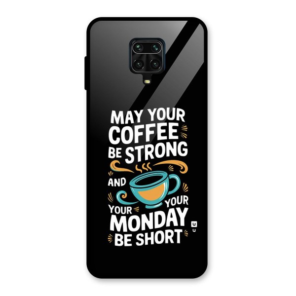 Strong Coffee Glass Back Case for Redmi Note 10 Lite