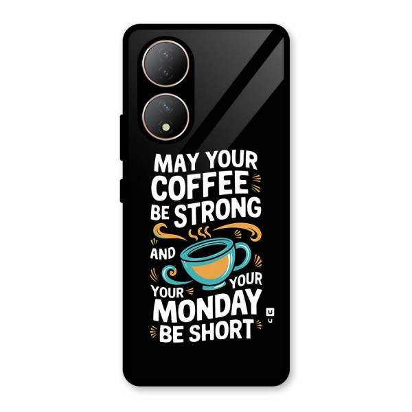 Strong Coffee Glass Back Case for Vivo T2