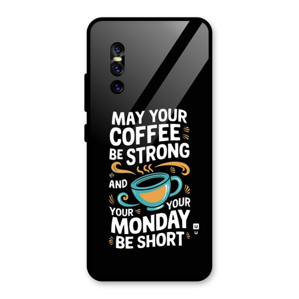 Strong Coffee Glass Back Case for Vivo V15 Pro