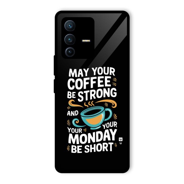 Strong Coffee Glass Back Case for Vivo V23 Pro