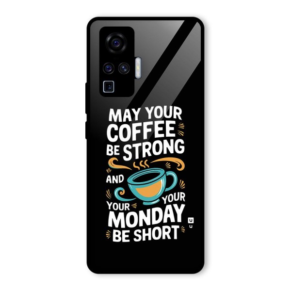 Strong Coffee Glass Back Case for Vivo X50 Pro