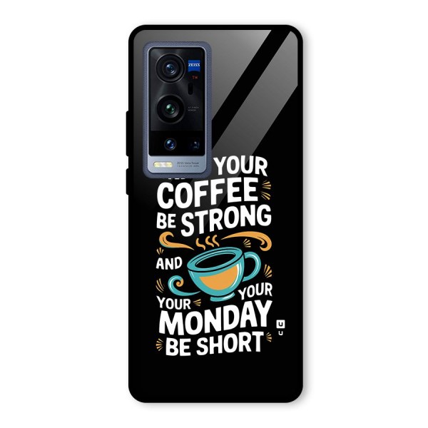 Strong Coffee Glass Back Case for Vivo X60 Pro Plus