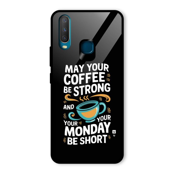 Strong Coffee Glass Back Case for Vivo Y12