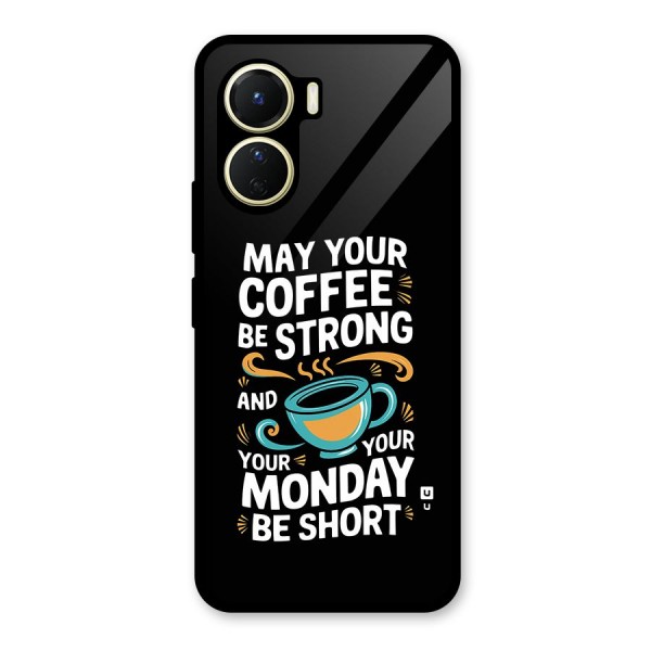 Strong Coffee Glass Back Case for Vivo Y16