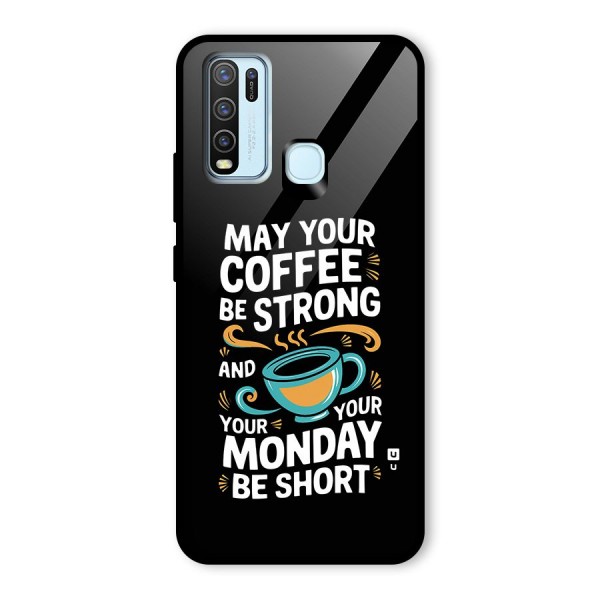 Strong Coffee Glass Back Case for Vivo Y50