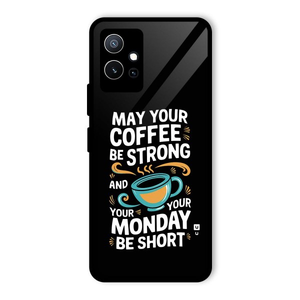 Strong Coffee Glass Back Case for Vivo Y75 5G