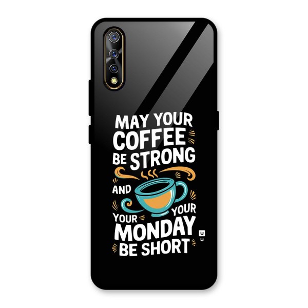 Strong Coffee Glass Back Case for Vivo Z1x