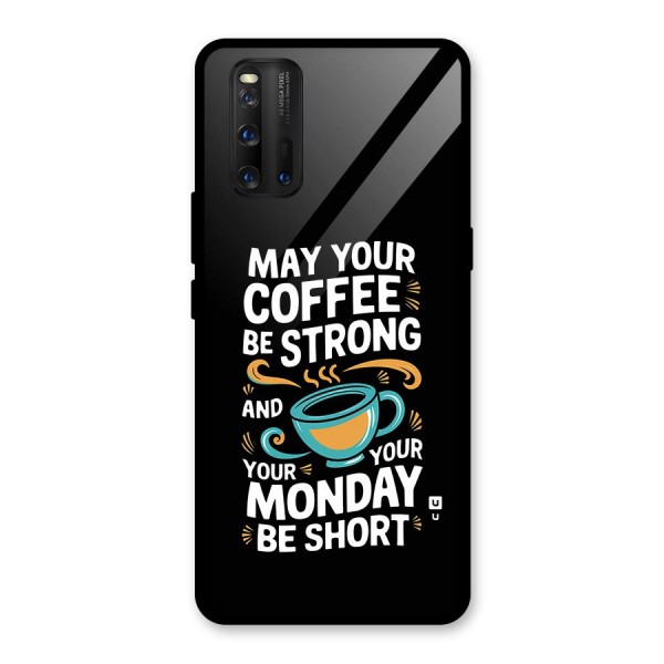 Strong Coffee Glass Back Case for Vivo iQOO 3