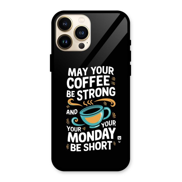 Strong Coffee Glass Back Case for iPhone 13 Pro Max