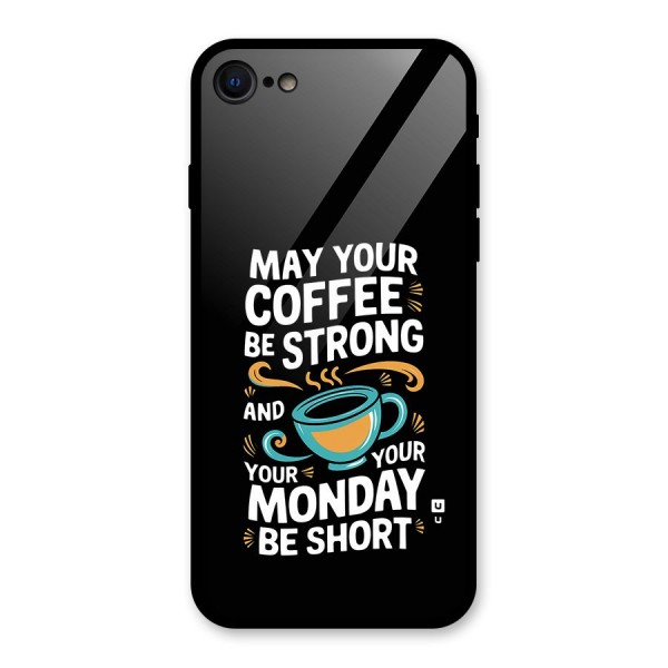 Strong Coffee Glass Back Case for iPhone SE 2020