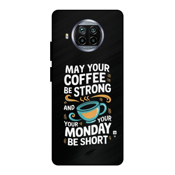 Strong Coffee Metal Back Case for Mi 10i