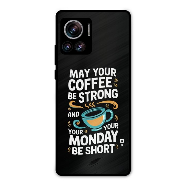 Strong Coffee Metal Back Case for Motorola Edge 30 Ultra