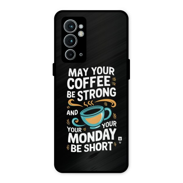 Strong Coffee Metal Back Case for OnePlus 9RT 5G